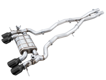 Laden Sie das Bild in den Galerie-Viewer, AWE SwitchPath Catback Exhaust for BMW G8X M3/M4 - Diamond Black Tips