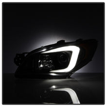 Laden Sie das Bild in den Galerie-Viewer, Spyder Subaru WRX 2006-2007 Projector Headlights - Halogen Only - Black PRO-YD-SWRX06-LBDRL-BK