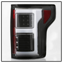 Laden Sie das Bild in den Galerie-Viewer, Spyder 15-18 Ford F-150 Light Bar LED Tail Lights (w/Blind Spot) - Black (ALT-YD-FF15015BS-LBLED-BK)