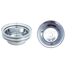 Cargar imagen en el visor de la galería, Spectre SB Chevy (w/Long Water Pump) Double Lower Groove Crankshaft Pulley - Chrome