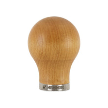 Carica l&#39;immagine nel visualizzatore di Gallery, Mishimoto Round Steel Core Wood Shift Knob - Beech