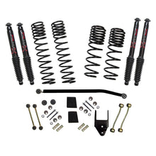 Laden Sie das Bild in den Galerie-Viewer, Skyjacker Diesel 3.5-4in Dual Rate Long Trvl Sus Lift Kit w/Blk MAX Shocks - 2020 Jeep JL 4WD Rub