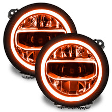 Laden Sie das Bild in den Galerie-Viewer, Oracle Jeep Wrangler JL/Gladiator JT RGB+W Headlight DRL Upgrade Kit - ColorSHIFT