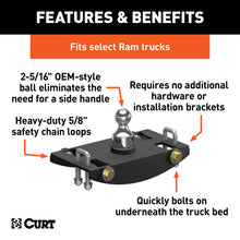 Load image into Gallery viewer, Curt 2019+ Ram 2500/3500 (Excl 5th Wheel Prep Package) OEM-Style Gooseneck Hitch
