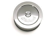 गैलरी व्यूवर में इमेज लोड करें, Edelbrock Air Cleaner Pro-Flo Series Round Steel Top Paper Element 6In Dia X 3 625In Chrome