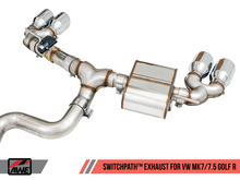 Cargar imagen en el visor de la galería, AWE Tuning Audi 8V S3 SwitchPath Exhaust w/Chrome Silver Tips 102mm