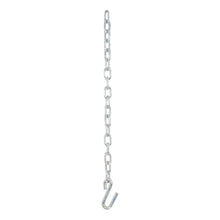 Load image into Gallery viewer, Curt 27in Safety Chain w/1 S-Hook (5000lbs Clear Zinc)