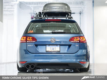 Charger l&#39;image dans la galerie, AWE Tuning VW MK7 Golf SportWagen Touring Edition Exhaust w/Diamond Black Tips (90mm)