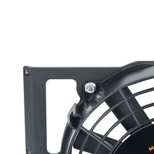 गैलरी व्यूवर में इमेज लोड करें, Mishimoto Universal 10in. Heavy-Duty Oil Cooler Fan Shroud - Micro Wrinkle Black