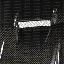 गैलरी व्यूवर में इमेज लोड करें, Seibon 08-09 Mitsubishi Lancer (CYA4/5A) DV Style Carbon Fiber Hood
