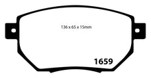 Laden Sie das Bild in den Galerie-Viewer, EBC 03-05 Infiniti FX35 3.5 Yellowstuff Front Brake Pads