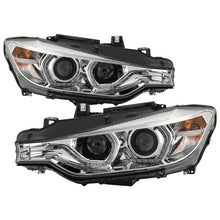 Cargar imagen en el visor de la galería, Spyder Signature BMW F30 3 Series 12-14 4DR Projector Headlights - Chrome (PRO-YD-BMWF3012-AFSHID-C)
