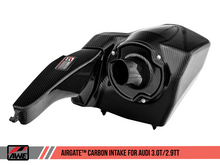 Charger l&#39;image dans la galerie, AWE Tuning Audi B9 S4/S5 3.0T Carbon Fiber AirGate Intake w/ Lid
