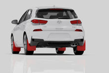 Carica l'immagine nel visualizzatore di Gallery, Rally Armor 2019+ Hyundai Elantra N Line UR Black Mud Flap w/ Silver Logo