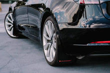 Load image into Gallery viewer, Rally Armor 17+ Tesla Model 3 UR Black Mud Flap w/ Red Logo