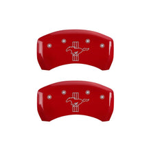 Cargar imagen en el visor de la galería, MGP Rear set 2 Caliper Covers Engraved Rear 2015/Bar &amp; Pony Yellow finish black ch