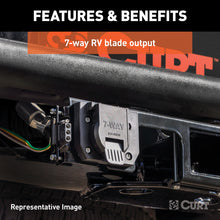 Load image into Gallery viewer, Curt 99-01 Ford F-350 Super Duty Custom Wiring Connector (7-Way RV Blade Output)