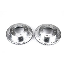 गैलरी व्यूवर में इमेज लोड करें, Power Stop 02-04 Chevrolet Avalanche 2500 Front Evolution Drilled &amp; Slotted Rotors - Pair