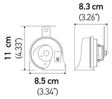Cargar imagen en el visor de la galería, Hella Horn Kit Bx Blue Trumpet 12V Univ