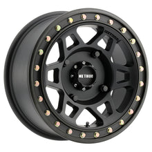 Charger l'image dans la galerie, Method MR405 UTV Beadlock 15x7 5+2/+38mm Offset 4x136 106mm CB Matte Black w/BH-H24100 Wheel