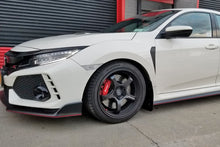 Carica l'immagine nel visualizzatore di Gallery, Rally Armor 17-18 Honda Civic Type R (Type R Only) UR Black Mud Flap w/ White Logo