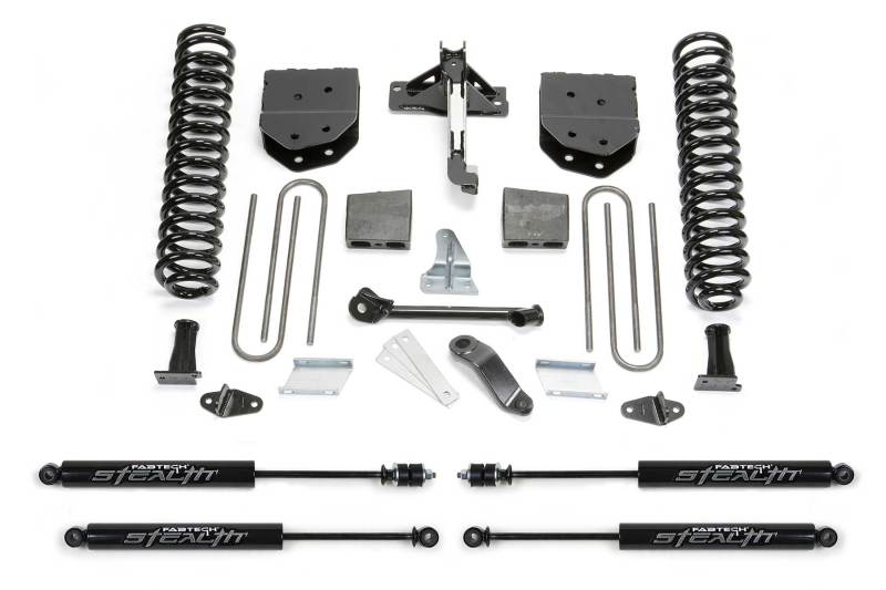 Fabtech 08-16 Ford F250 4WD 6in Basic System w/Stealth Shocks