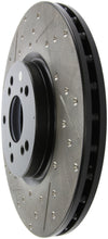 Cargar imagen en el visor de la galería, StopTech 04-08 Accura TL (Brembo Caliber) SportStop Slotted &amp; Drilled Right Front Rotor