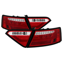 Carica l&#39;immagine nel visualizzatore di Gallery, Spyder 08-12 Audi A5 LED Tail Lights - Red Clear ALT-YD-AA508V2-LED-RC