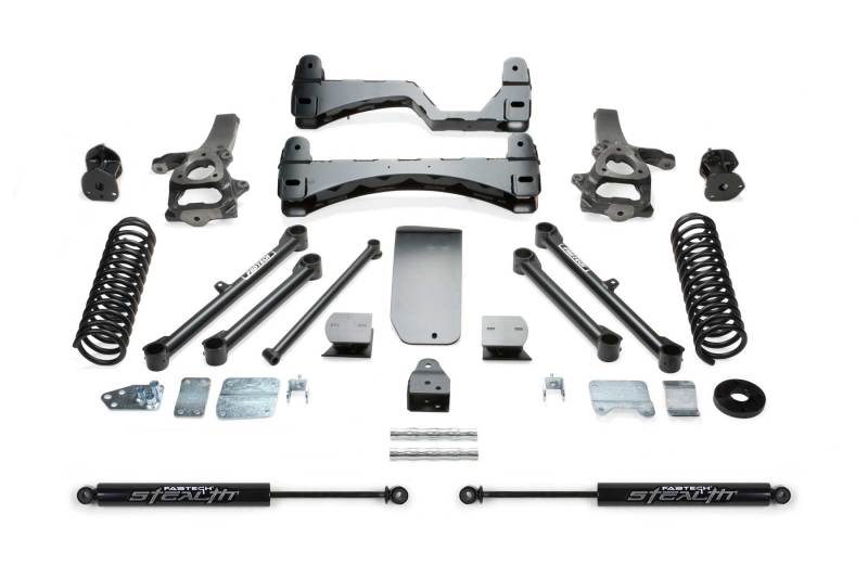 Fabtech 13-17 Ram 1500 4WD 6in Basic System w/Stealth Shocks