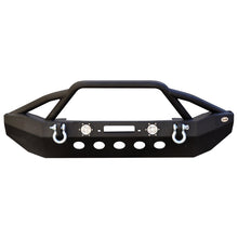 Load image into Gallery viewer, DV8 Offroad 07-18 Jeep Wrangler JK/JL FS-8 Mid Length Steel Front Bumper w/ LED Lights