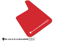 Carica l'immagine nel visualizzatore di Gallery, Rally Armor Larger Universal fitment (no hardware) UR Plus Red Mud Flap w/ White Logo