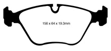 Carica l&#39;immagine nel visualizzatore di Gallery, EBC 10-14 BMW X5 4.4 Twin Turbo (50) Greenstuff Front Brake Pads