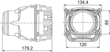 गैलरी व्यूवर में इमेज लोड करें, Hella 90mm Bi-LED High - Low Beam 2nd Gen (SAE) Module