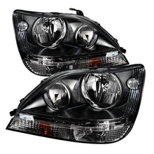 गैलरी व्यूवर में इमेज लोड करें, Xtune Lexus Rx300 99-03 Halogen Only (Bulbs Not Included) Crystal Headlights Black PRO-JH-LRX99-BK