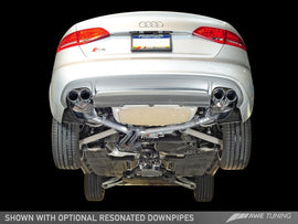 AWE Tuning Audi B8.5 S4 3.0T Touring Edition Exhaust System - Chrome Silver Tips (102mm)