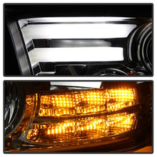 Laden Sie das Bild in den Galerie-Viewer, Spyder Dodge Ram 09-12 Projector Headlights Light Bar DRL Smoke PRO-YD-DR09-LBDRL-SM