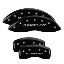 Laden Sie das Bild in den Galerie-Viewer, MGP 4 Caliper Covers Engraved Front &amp; Rear i-Vtec Black finish silver ch