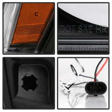गैलरी व्यूवर में इमेज लोड करें, Spyder 05-07 Jeep Grand Cherokee - Light Bar Projector Headlights - Black - PRO-YD-JGC05V2-LB-BK