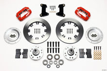 गैलरी व्यूवर में इमेज लोड करें, Wilwood Forged Dynalite Front Kit 12.19in Red 74-80 Pinto/Mustang II Disc Spindle only