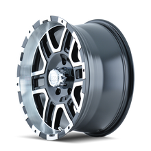 Cargar imagen en el visor de la galería, ION Type 179 18x9 / 8x165.1 BP / 12mm Offset / 130.8mm Hub Black/Machined Wheel