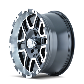 ION Type 179 16x8 / 5x135 BP / 10mm Offset / 87mm Hub Black/Machined Wheel