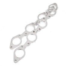 Laden Sie das Bild in den Galerie-Viewer, Stainless Works Big Block Chevy Round Port Header 304SS Exhaust Flanges 2in Primaries