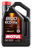 Motul 5L Synthetic Engine Oil 8100 0W20 ECO-LITE - Single
