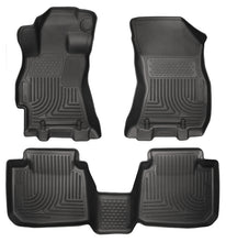 Laden Sie das Bild in den Galerie-Viewer, Husky Liners 2015 Subaru Legacy/Outback Weatherbeater Black Front &amp; 2nd Seat Floor Liners - 2to4wheels