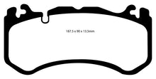 गैलरी व्यूवर में इमेज लोड करें, EBC 12+ Maserati Quattroporte 3.8 Twin Turbo Yellowstuff Front Brake Pads