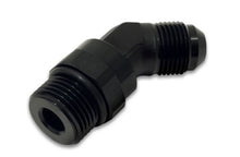 Carica l&#39;immagine nel visualizzatore di Gallery, Vibrant -10AN Male to Male -8AN Straight Cut 45 Degree Adapter Fitting - Anodized Black