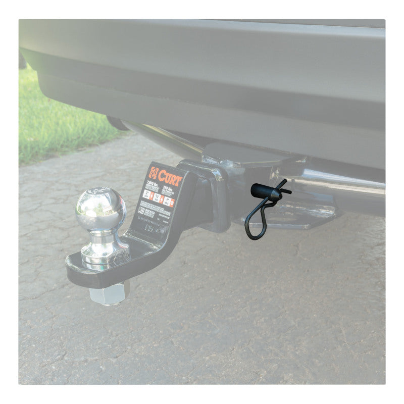 Curt 5/8in Hitch Pin (2in Receiver Black Packaged)