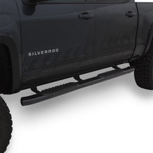 Carica l&#39;immagine nel visualizzatore di Gallery, Lund 2019 Chevrolet Silverado 1500 Crew Cab 5in Oval Curved Steel Nerf Bars - Black
