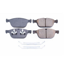 Charger l&#39;image dans la galerie, Power Stop 10-15 Volvo XC60 Front Z17 Evolution Ceramic Brake Pads w/Hardware