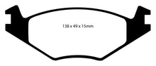 Carica l&#39;immagine nel visualizzatore di Gallery, EBC 84-95 Volkswagen Golf 1.8 Yellowstuff Front Brake Pads